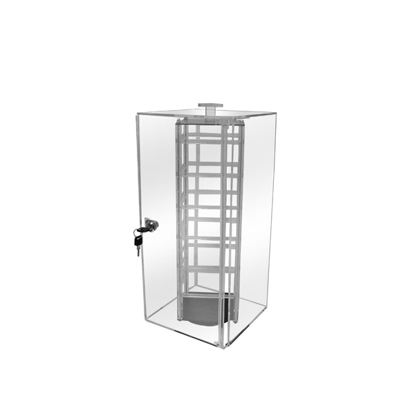 Acrylic Revolving Locking Earring Display