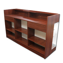 6' Ledgetop Counter with Showcase Front