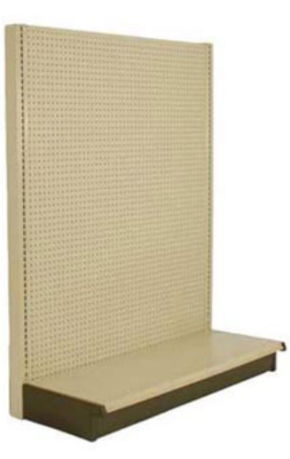 Metal Gondola End Unit (One Sided)