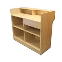 4' Ledgetop Counter with Front Slatwall