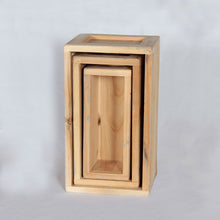 Pair of Three Rectangular Risers
