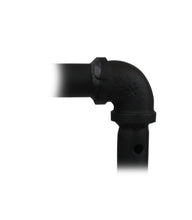 Pipe Style Double Rack-Matte Black