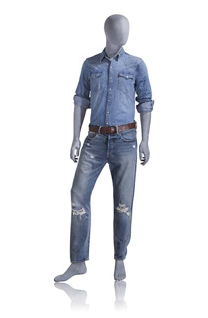 Slate Grey Male Mannequin