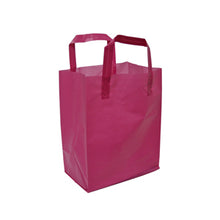 Soft Loop Handle Frosted Bag - 8" x 10" x 5"