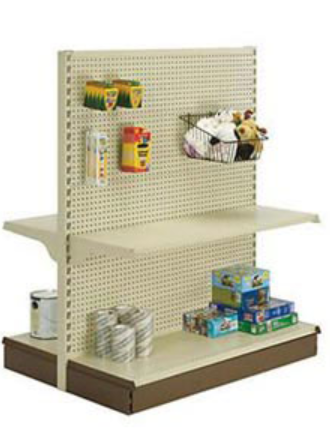 Metal Gondola Aisle Starter Unit (Double Sided)