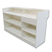 6' Ledgetop Counter with Slatwall Front