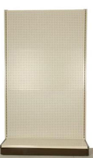 Metal Gondola Wall Starter Unit (One Sided)