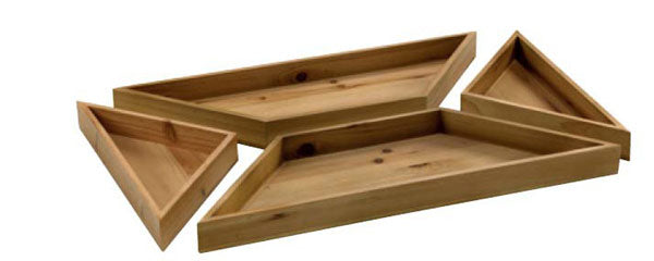 4 Piece Rectangular Tray