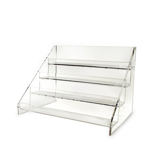 Acrylic Four Tier Display Bin- 4 Sections