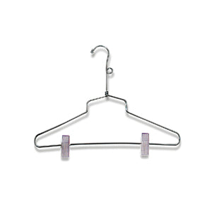 Chrome Suit Hangers with Clips