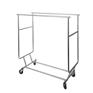 Collapsible Double Round Tubing Rack