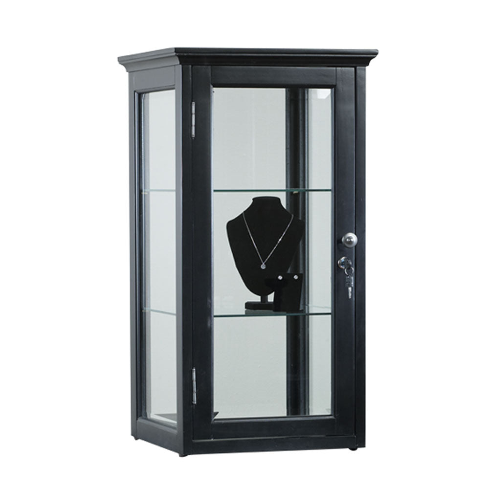Counter Case w/ Lock - Black -  24″L x 24″D x 38″H