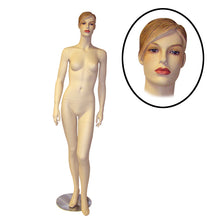 Female Mannequin with Molded Hair