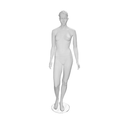 Female Mannequin with Molded Hair