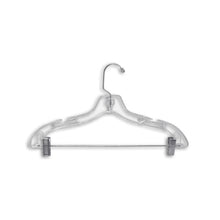 Heavy Weight Suit Hanger : 17" Clear