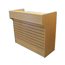 4' Ledgetop Counter with Front Slatwall