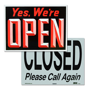 Large Open/Close Sign