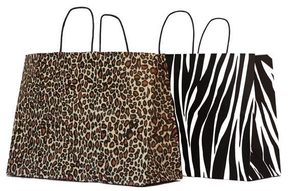 Leopard & Zebra Paper Vogue Bag