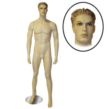 Male Mannequin with Molded Hair