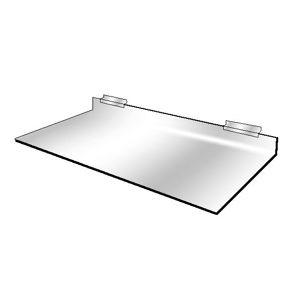 Slatwall Acrylic Slatwall Shelf