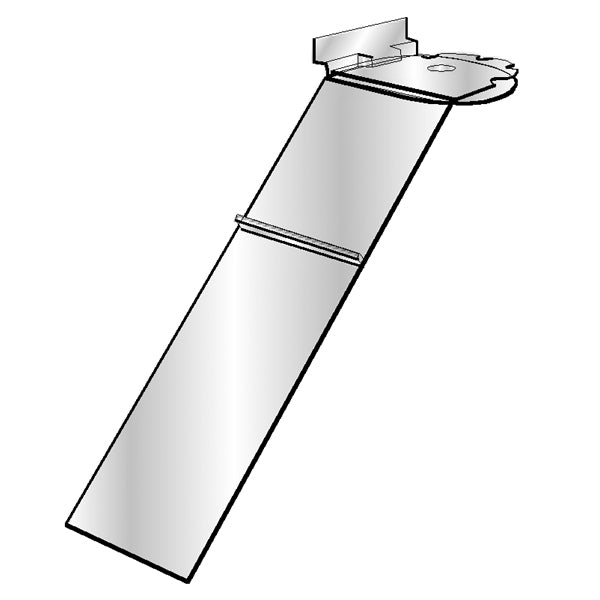 Slatwall Styrene Swivel Shoe Shelf