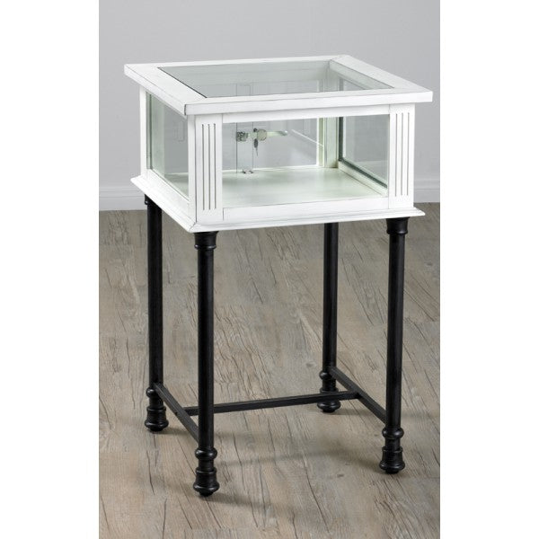 Square Jewelry Case - Distressed White