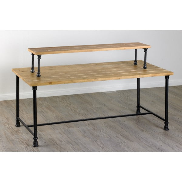 Table Riser - Pine and Steel