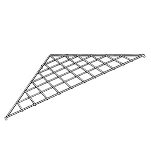 Triangle Grid Shelf