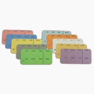 Large Perforated Coupon Tags